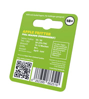 Holy Hemp Green Apple Fritter Packung in Grün-Weiß mit 3 Samen im Blister, THC-Angaben, QR-Code und 18+ Symbol