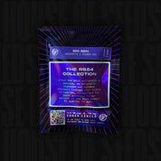 Big Ben Samenpäckchen von Wizard Trees mit Text zur Herkunft und QR-Code auf dunklem Hintergrund